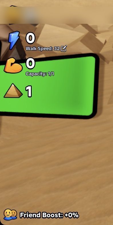 Capacity: 1/1 while carrying one block