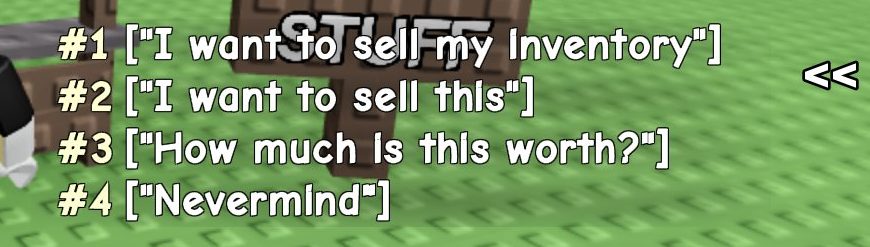 Pick 'I want to sell my Inventory' to sell every crop in one go