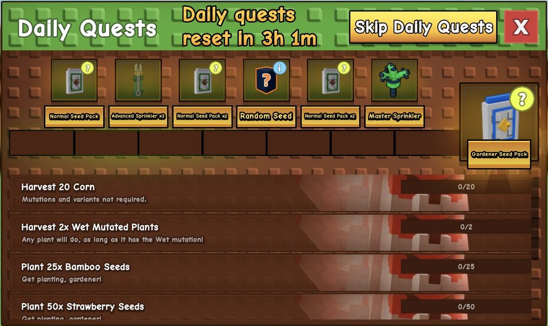 The Daily Quests reward track is free for everyone