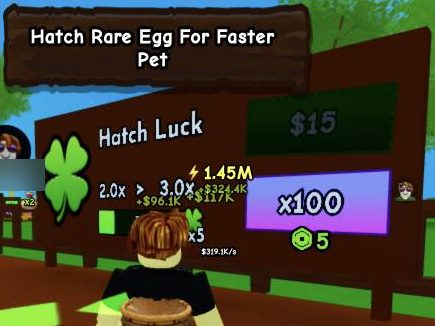 The first Hatch Luck level costs just $5