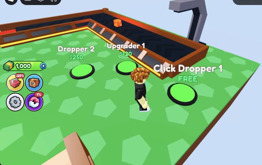 Your new plot, with the Click Dropper 1 FREE pad