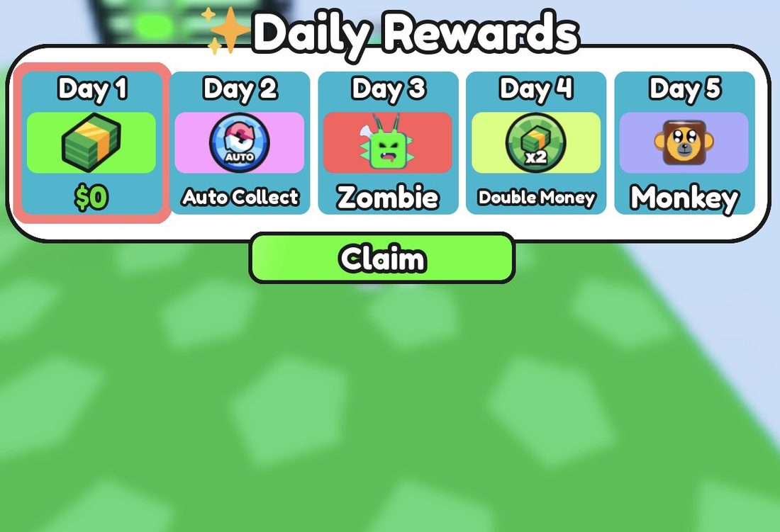 Day 2 of the daily rewards gives a free Auto Collect