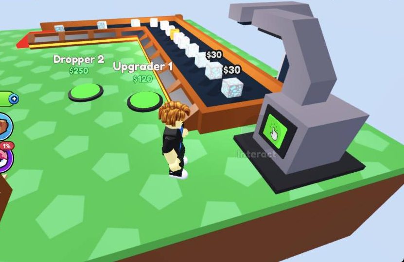 Stand close to the dropper until the E prompt shows, then keep pressing E