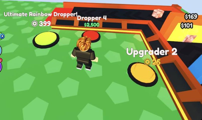 Dropper 4 costs $2,500, so save up first and avoid the yellow Robux pads