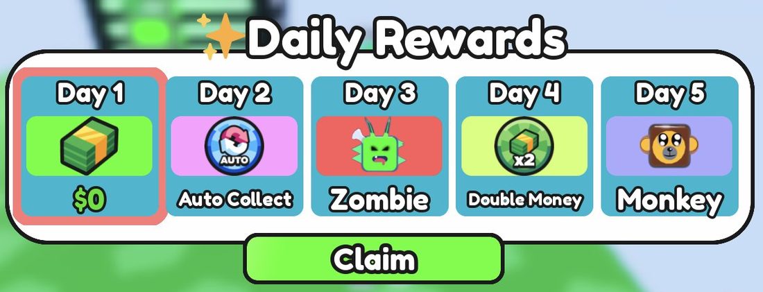 Auto Collect is a free Daily Rewards prize on Day 2