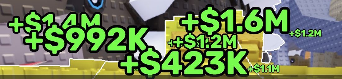 Cash popups appear as your pets earn money